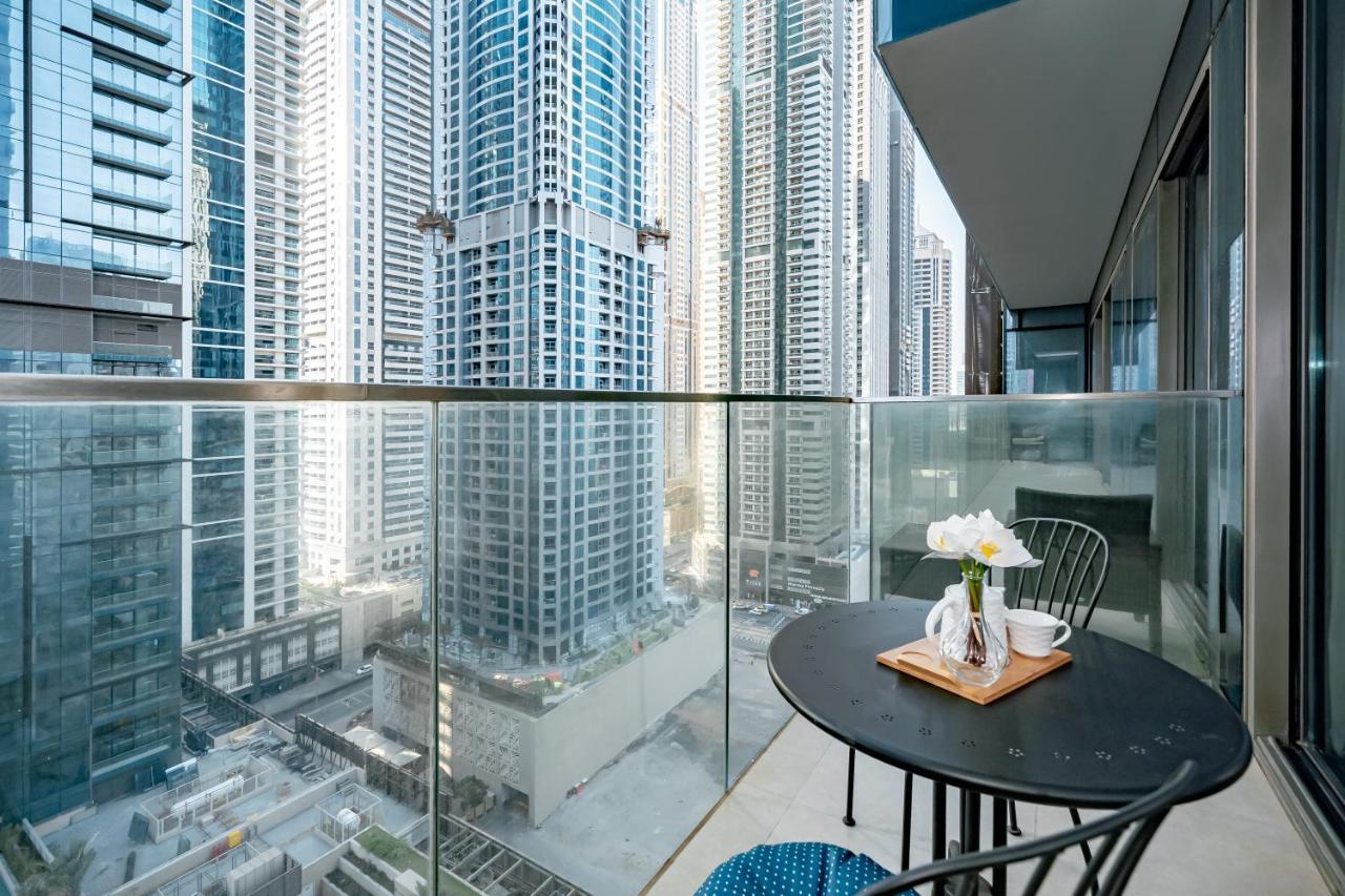 Higuests - Unique Studio With Stunning Panoramic Marina Views Dubai Exterior foto