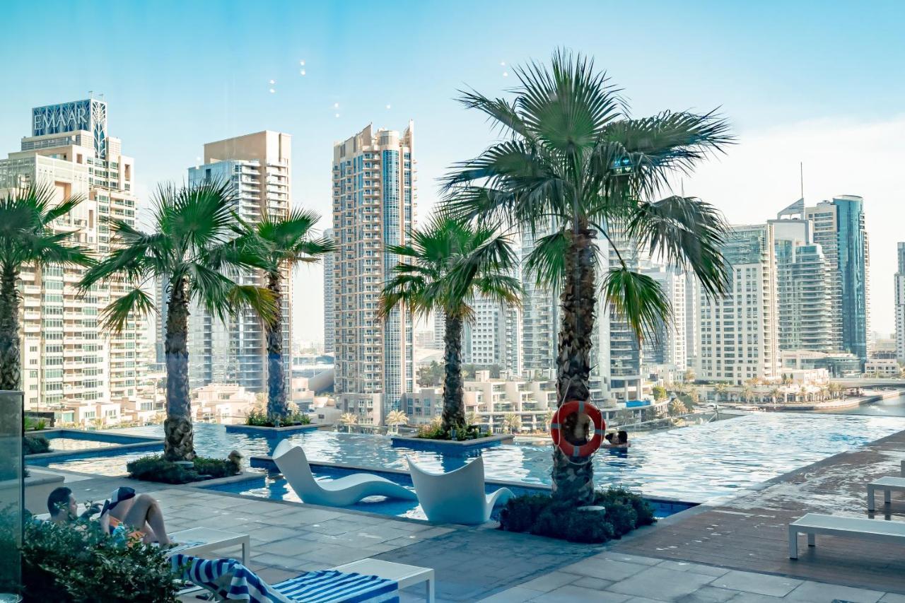 Higuests - Unique Studio With Stunning Panoramic Marina Views Dubai Exterior foto